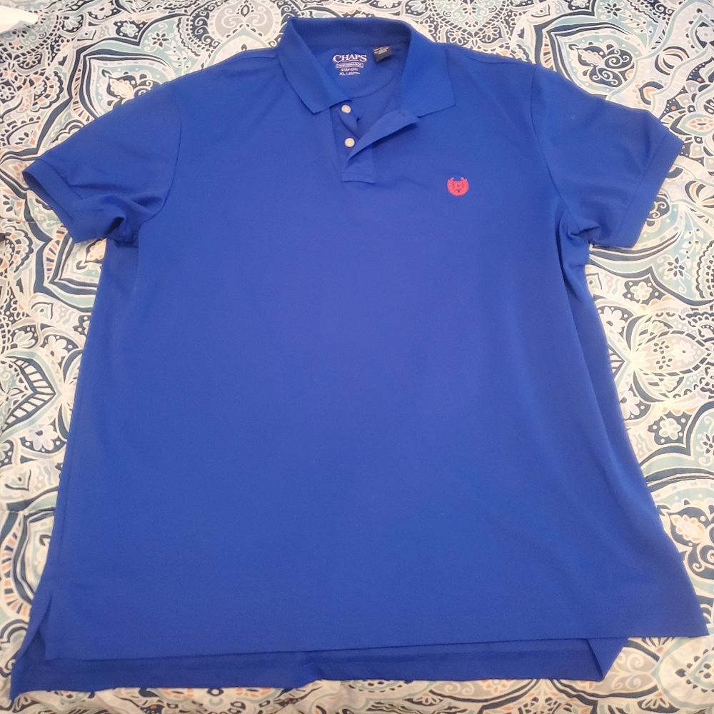 Men's Chaps Blue Polo Shirt